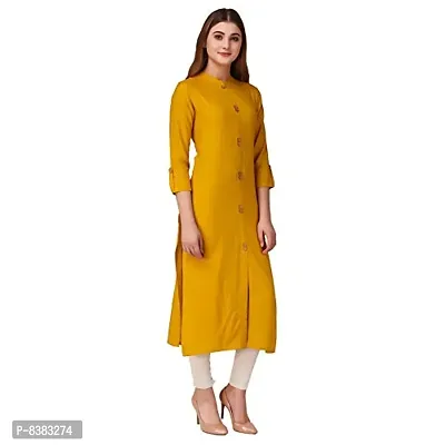 NEW4U Women Solid Frontslit Kurta-thumb5