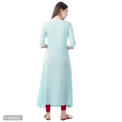 NEW4U Women's Rayon Anarkali Kurta-thumb5