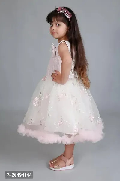 pari fashion Baby Girls Frocks Dress for Girls Knee Length A-Line Dress Kids Frocks Soft Cotton Frock-thumb3