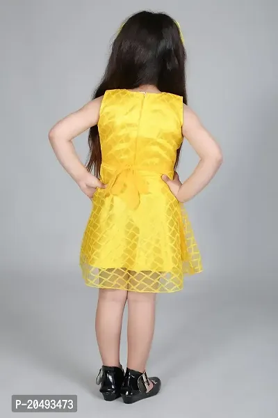 pari fashion Baby Girls Frocks Dress for Girls Knee Length A-Line Dress Kids Frocks Soft Cotton Net-thumb5