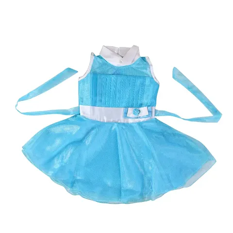 pari fashion Baby Girls Frocks Dress for Girls Sleeveless A-Line Knee Length Dress Kids Girl Designer Cotton Net Frock