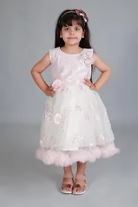 pari fashion Baby Girls Frocks Dress for Girls Knee Length A-Line Dress Kids Frocks Soft Cotton Frock-thumb1