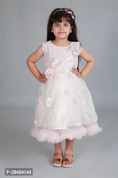 pari fashion Baby Girls Frocks Dress for Girls Knee Length A-Line Dress Kids Frocks Soft Cotton Frock-thumb2