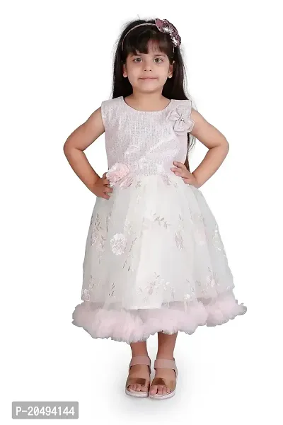 pari fashion Baby Girls Frocks Dress for Girls Knee Length A-Line Dress Kids Frocks Soft Cotton Frock-thumb0