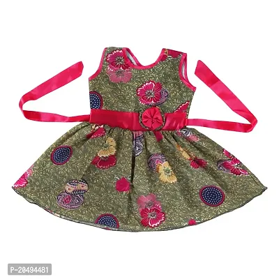 pari fashion Baby Girls Frocks Dress for Girls Sleeveless A-Line Knee Length Dress Kids Girl Designer Cotton Net Frock