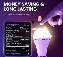 Glowing Night Light Bulb | Emergency Light | LED Bulb Light | 12 Watt  | Upto 4 Hours Battery-thumb3