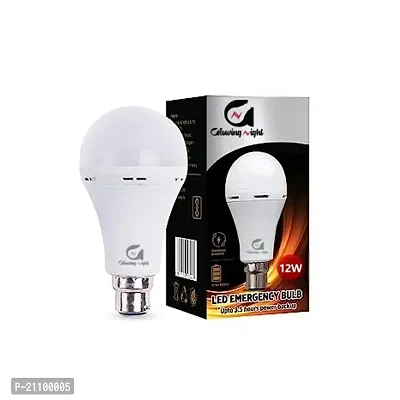 Glowing Night Light Bulb | Emergency Light | LED Bulb Light | 12 Watt | Upto 4 Hours Battery | Pack Of 1-thumb0