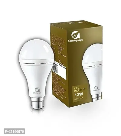 Glowing Night Light Bulb | Emergency Light | LED Bulb Light | 12 Watt | Upto 4 Hours Battery | Pack Of 1