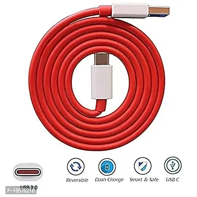 Pantom Dash Cable/Warp Usb Type C Charging Charger Data Sync Fast Charging Cable Compatible For Oneplus 8, 8 Pro, 7, 7T, 6T, 6, 5, 5T, 3T, 3, Charging Adapter, Smartphone-thumb2