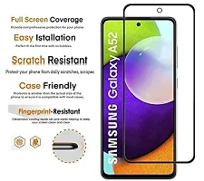 Pantom Tempered Glass Screen Protector Compatible for Samsung Galaxy A52 / Samsung Galaxy A52s with Easy Installation Kit - Pack Of 1 by blackwiik-thumb4