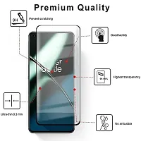 Pantom ? UV Tempered Glass Screen Protector For Oneplus 11R (Pack of 1) Full Adhesive UV Glue Curved Edge to Edge Case Friendly HD Clarity with easy installation kit by Intaaish-thumb2