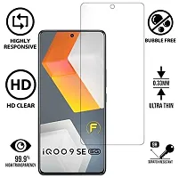 Pantom A BRAND WORTH REMEMBERING Tempered Glass For iQOO 9 SE 5G / iQOO 7 5G / Neo 6 5G | Gaming Crystal Clear Screen Protector Full Flat Screen Coverage for 9 SE 5G with Easy Installation Kit-thumb1