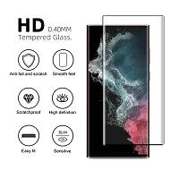 pehael Tempered Glass Compatible for Advanced Bord (S22 Ultra) Tempered Glass Compatible for Samsung Galaxy S22 Ultra 5G Advanced Border-Less Full Edge to Edge UV Screen Protector and Easy Installation Kit-thumb2