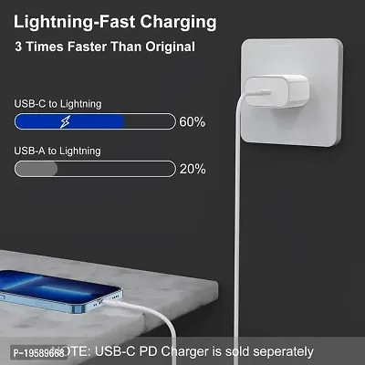 Pantom Lightening to Type C, Fast Charging  Data Sync Type c Cable [ligtening Type C to 8 Pin] Compatible for iPhone X/XR/XS MAX/XS/ 11/11 PRO/ 11 PRO MAX/iPads/iPhone 12/Mini/Pro/Pro Max-thumb5