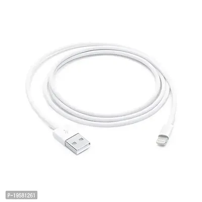 Pantom USB TO Lightning CABLE for Fast Charging Compatible with iPhone 5/ 5C/ 5S/ 6/ 6S/ 7/8/ X/XR/XS Max/ 11/12/ 13 Series and Pad Air/Mini, Pod  Other Devices (1.0 Meter, White)