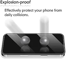 Pantom Compatible with iPhone 13 Mini Screen Protector, [1 Pack] Premium HD Clear Tempered Glass, Anti-Bubble 3D By blackwik-thumb3