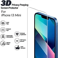 Pantom Compatible with iPhone 13 Mini Screen Protector, [1 Pack] Premium HD Clear Tempered Glass, Anti-Bubble 3D By blackwik-thumb1