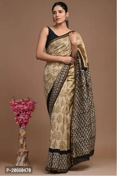 Women Banarasi Patola Silk Saree with Blouse Piece