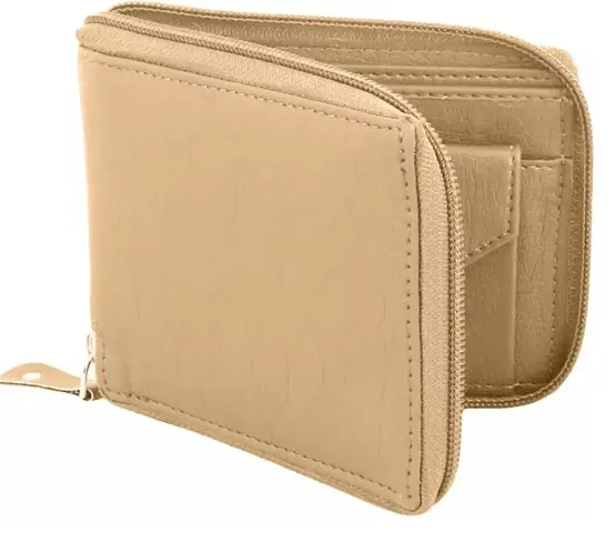 Stylish Faux Leather Two Fold Wallet