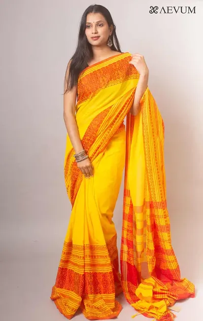 Trending Cotton Saree with Blouse piece 