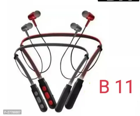 b11 Stylish Red In-ear Bluetooth Wireless Headphones With Microphone Pack Of 1-thumb0