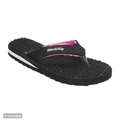 Redoxy Women Black EVA Slippers and Flip Flops -SA-001-Black_6-thumb3