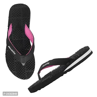 Redoxy Women Black EVA Slippers and Flip Flops -SA-001-Black_6-thumb5