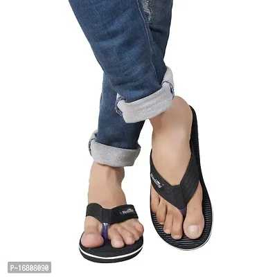 Stylish Black EVA  Slippers For Men-thumb2