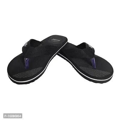 Stylish Black EVA  Slippers For Men