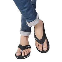 Stylish Black EVA  Slippers For Men-thumb1