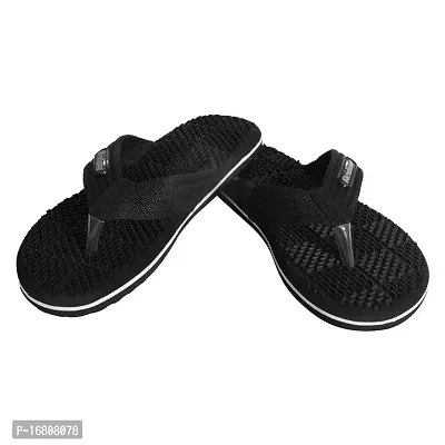 Stylish Black EVA  Slippers For Men-thumb0