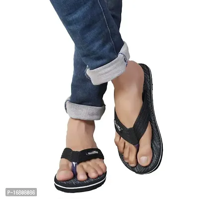 Stylish Black EVA  Slippers For Men-thumb2