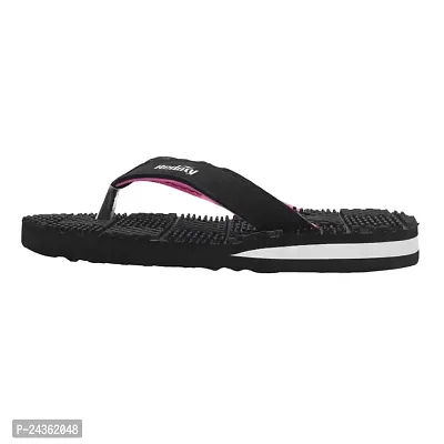 Redoxy Women Black EVA Slippers and Flip Flops -SA-001-Black_6-thumb4