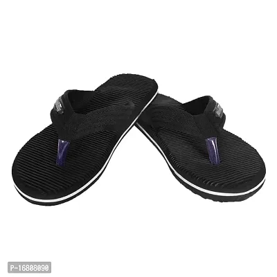Stylish Black EVA  Slippers For Men