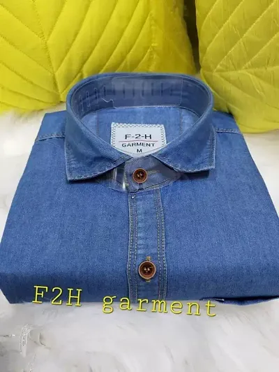 New Launched Denim Long Sleeves Casual Shirt 