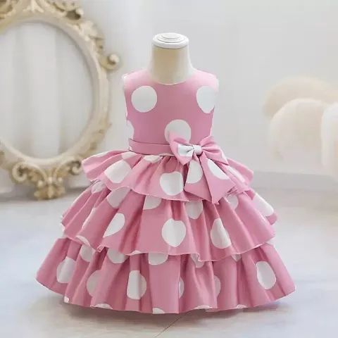 Fabulous Satin Frock For Girls