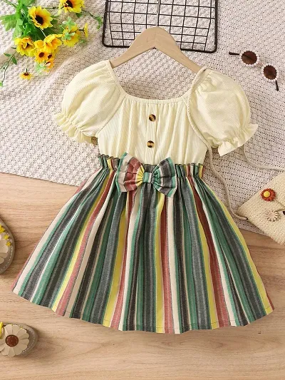 Latest Beautiful Modal Fit And Flare Dress for Kids