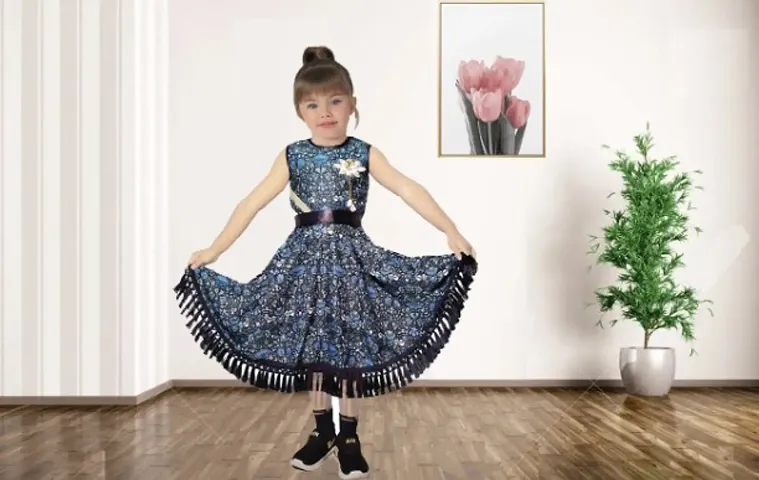 Baby Girls Party Wear Stylish Dress