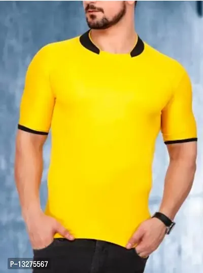 Stylish Polyester Blend Tshirt for Men