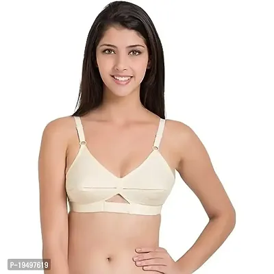 Winsome Women's Cotton Non-Padded Wire Free Full Coverage Bra