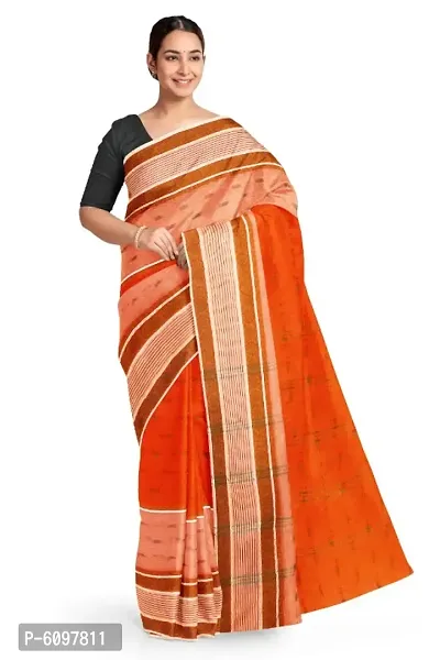 Buy Beautiful Cotton Tant saree without blouse piece Online In