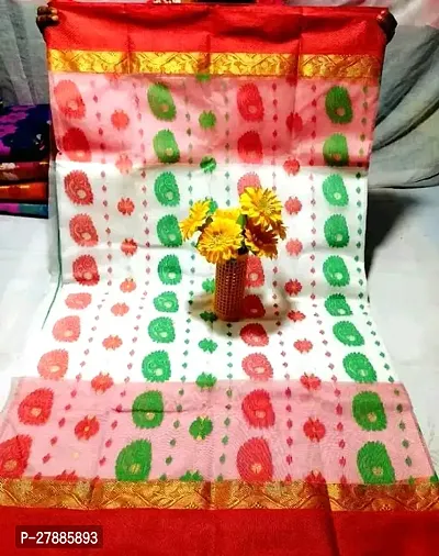 Beautiful Cotton Saree Without Blouse Piece For Women-thumb0