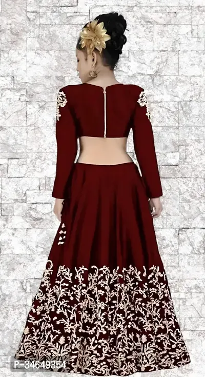 Stylish Lehenga Choli with Dupatta Set For Girl-thumb2