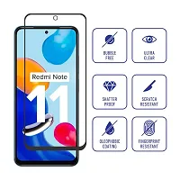 ZARALA Compatible for REDMI NOTE 11 5G [1 Pack ] Tempered Glass Screen Protector [1 Pack ] Camera Lens Protector Tempered Glass [1 Pack ]-thumb3