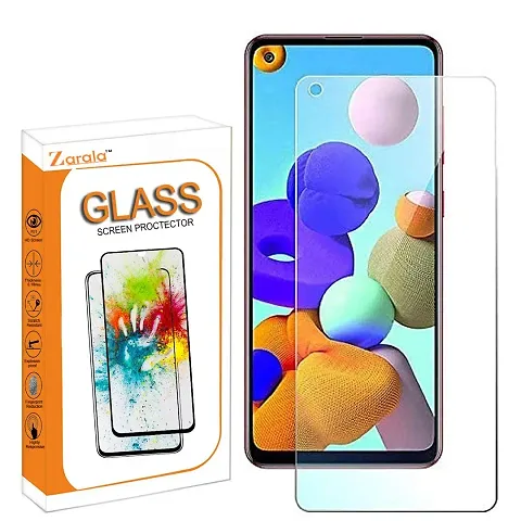 ZARALA samsung galaxy m11 full edge-to-edge coverage .3 mmtempered glass screen protector for SAMSUNG GALAXY M11 edge to edge full screen coverage transparent