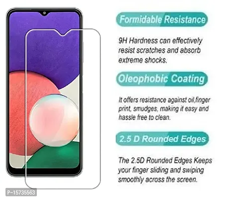 ZARALA For [ Samsung Galaxy A14 5G ] | Tempered Glass protector Anti-Scratch Crystal Clarity Screen Guard for [ Samsung Galaxy A14 5G ]-thumb4