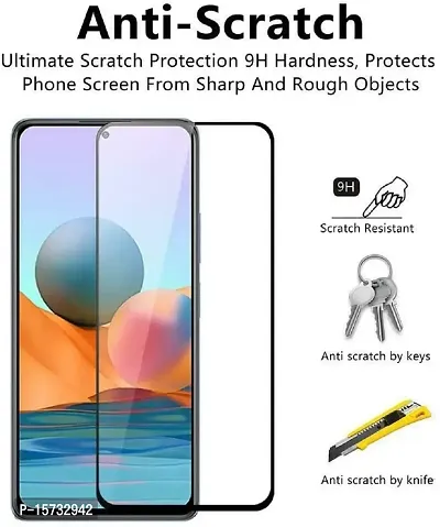 ZARALA for Xiaomi Redmi Note 10 Full Cover Tempered Glass Screen Protector (Redmi Note 10)-thumb3