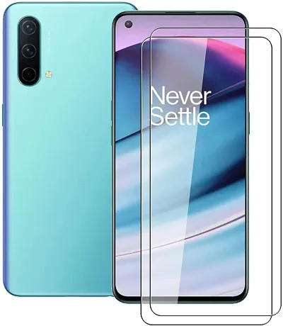 ZARALA [2-Piece for OnePlus Nord CE 5G (6.43"") Screen Protector,ZARALA9H Hardness Anti-Scratch Tempered Glass Screen Protector,No Bubbles Tempered Glass Protective Film for OnePlus Nord CE 5G