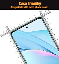 ZARALA Tempered Glass Screen Protector Compatible for Redmi K50i with Edge to Edge Coverage and Easy Installation kit,Transparent-thumb1