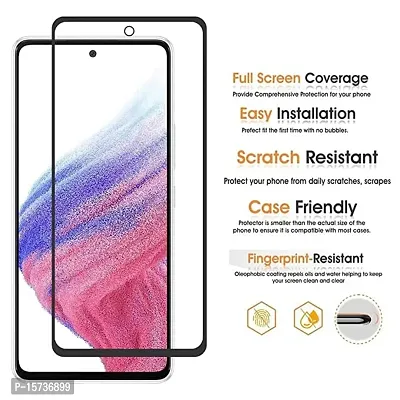 ZARALA Tempered Glass with Camera Hole for Redmi Note 12 Pro Screen Protector Edge to Edge Coverage with Easy Installation Shockproof Crystal Clear Transparent Back Cover Case for Redmi Note 12 pro-thumb4